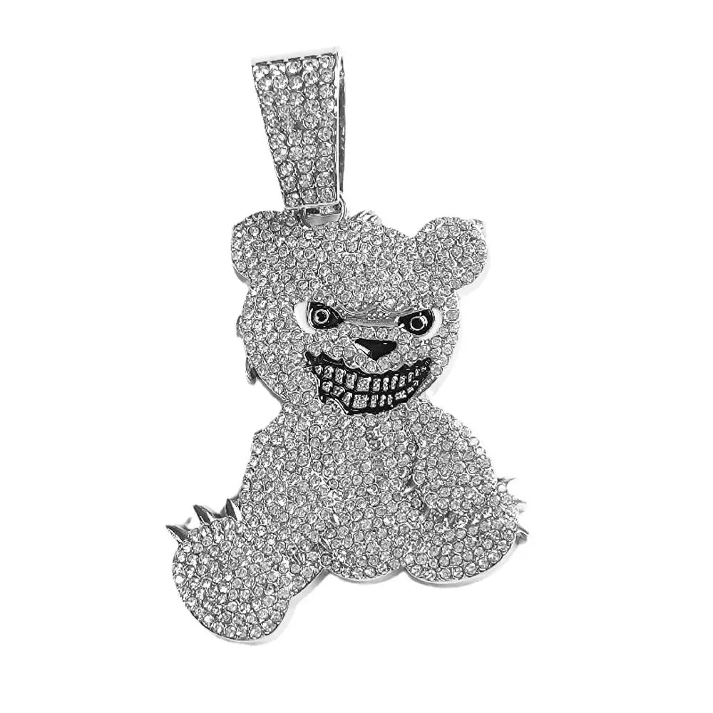 Collar Cadena Teddy Iced Out