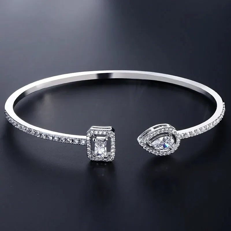 Brazalete Rígido Dual Shape (Bañado en Oro)