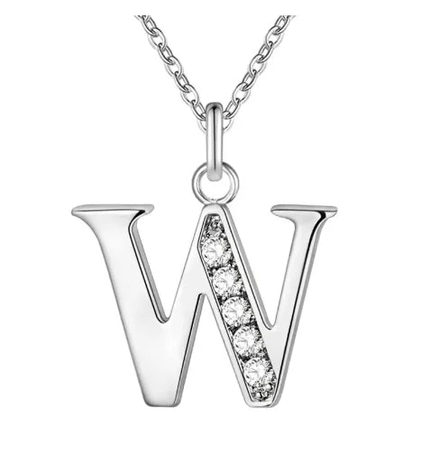 Collar con colgante de circonita de plata de ley 925