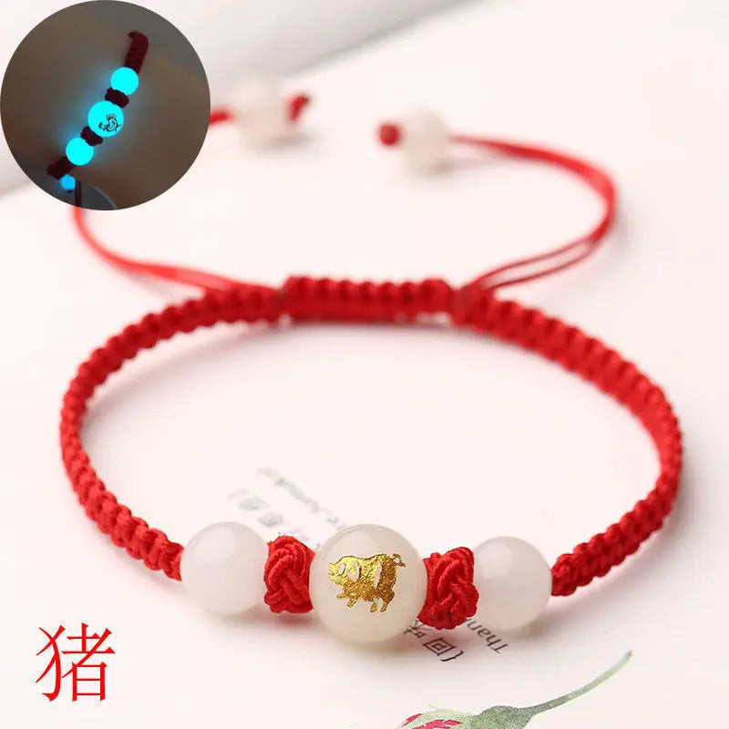 Pulseras De Cuerda Trenzada De Navidad