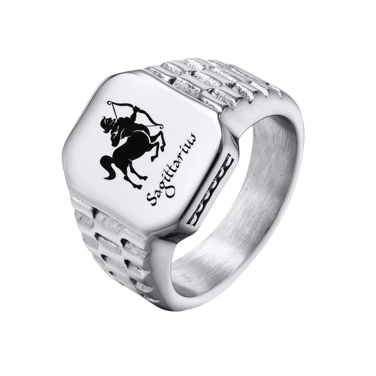 Anillos De Sello Del Zodiaco Personalizados Gratis Para Hombres