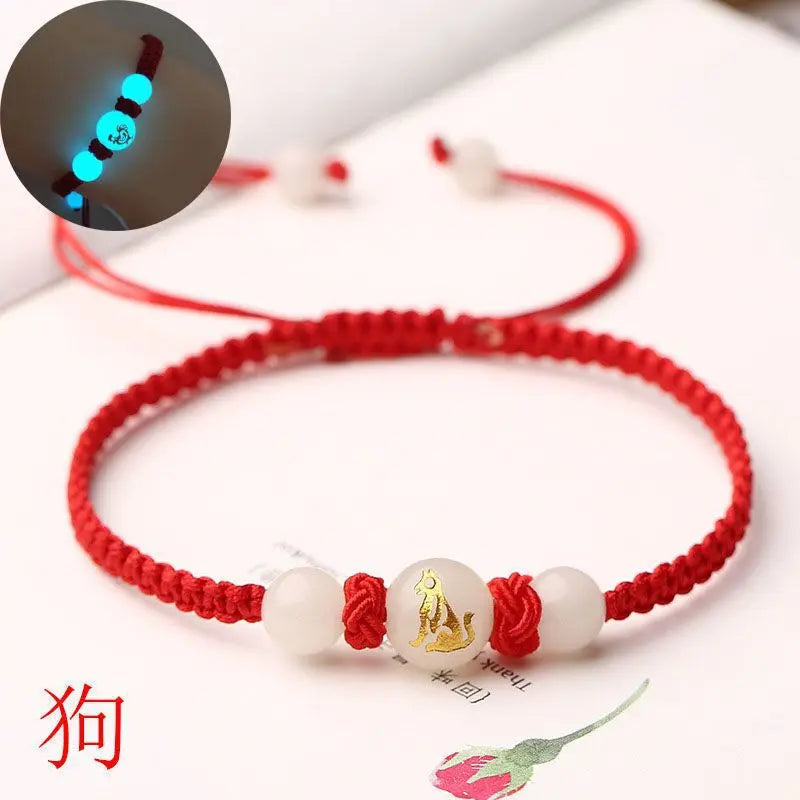 Pulseras De Cuerda Trenzada De Navidad